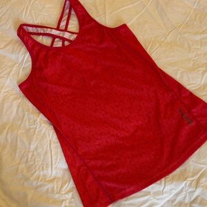 Craft Vibrant Coral cross back tank Top